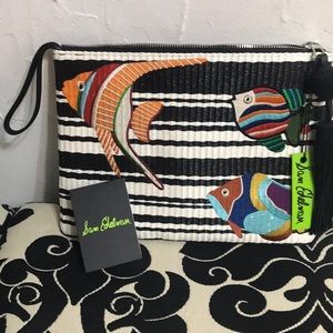 Sam Edelman Synthia Straw Pouch.